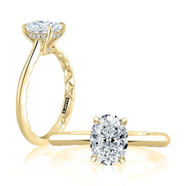 Knife-Edge Solitaire Semi-Mount