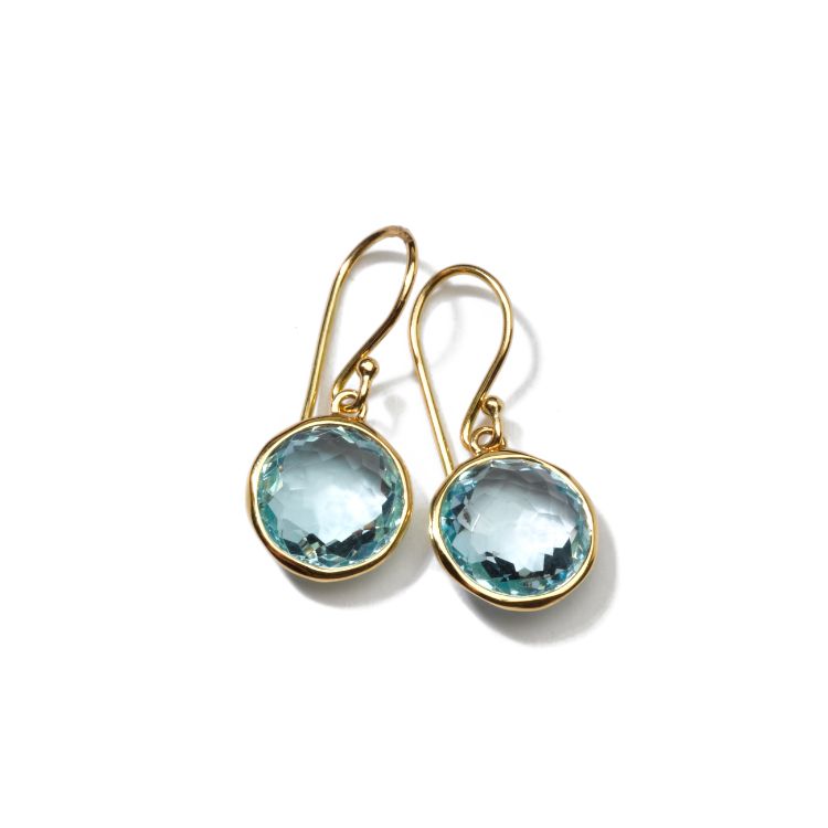 Ippolita 18k Blue Topaz Earrings - GE209BT