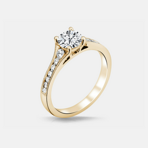 Heather Diamond Engagement Ring - Naledi - Diamond Solitaire - Yellow Gold