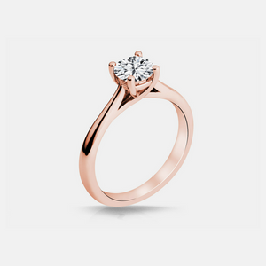 MacKenzie Diamond Solitaire Engagement Ring - Naledi - Rose Gold