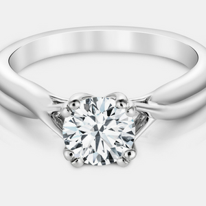 Madison Diamond Solitare Engagement Ring - Naledi