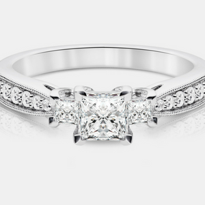 Trista 3 Diamond Engagement Ring - Naledi
