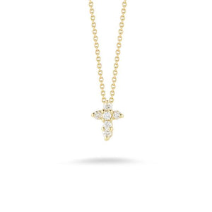Baby Diamond Cross Necklace
