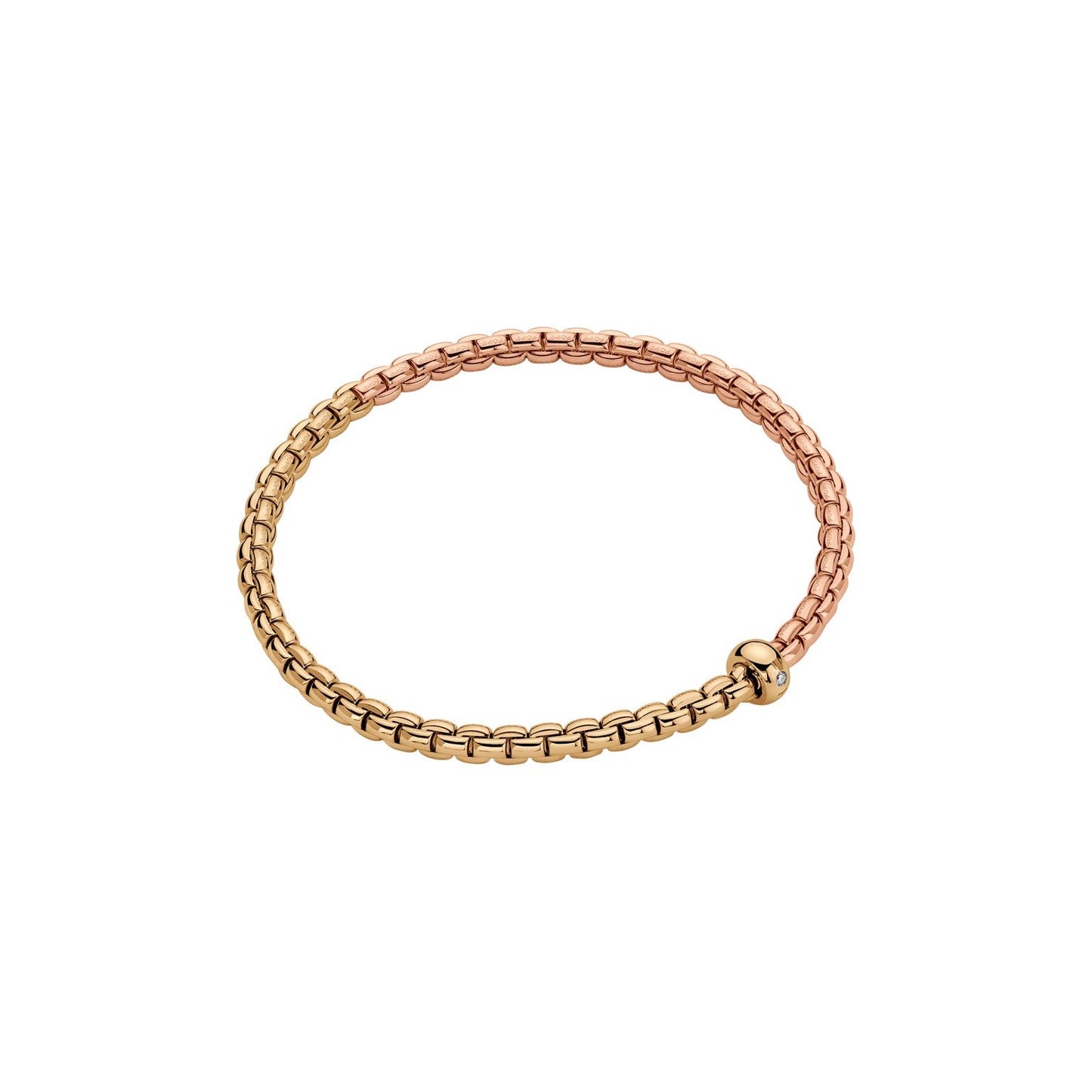 EKA Two-Tone Gold Bracelet