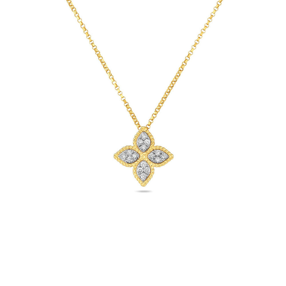 Roberto Coin Princess Gold Diamond Pendant | Schwanke-Kasten Jewelers