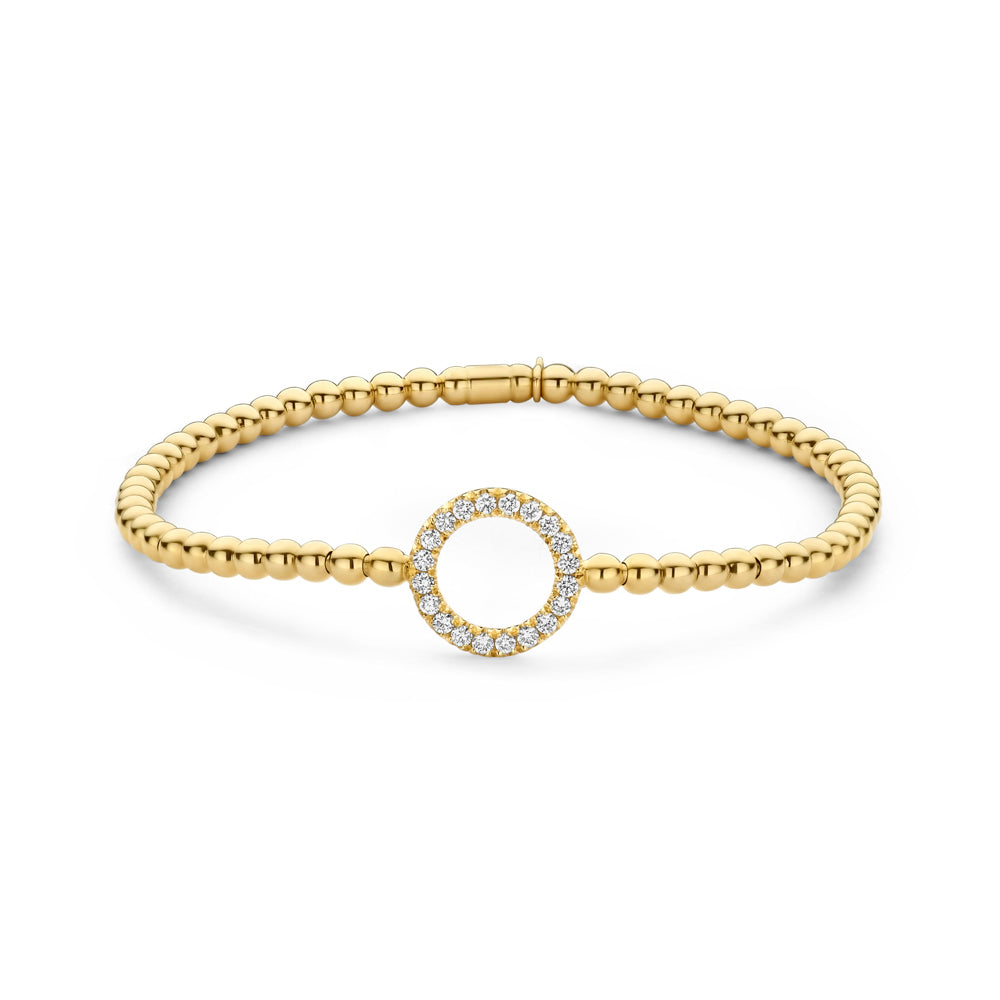 hulchi belluni tresore circle dia bracelet