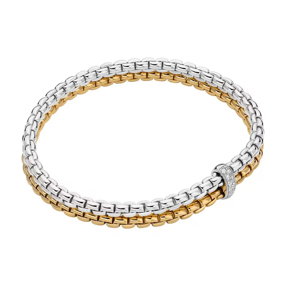 Fope EKA Twin Diamond Bracelet