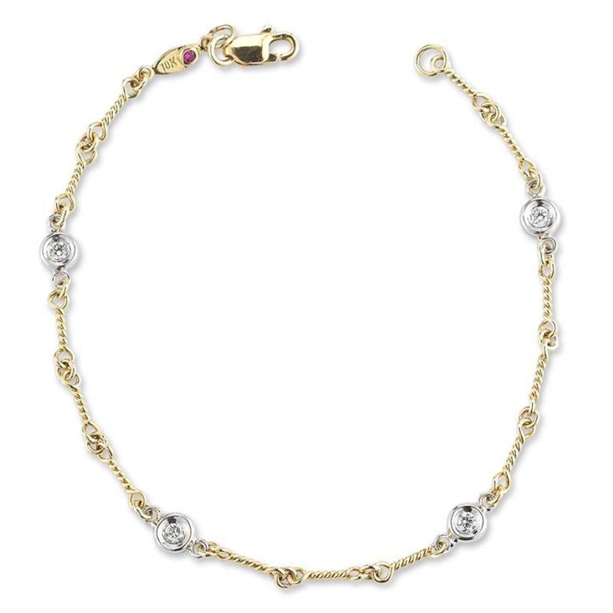 4-Station Diamond Bracelet