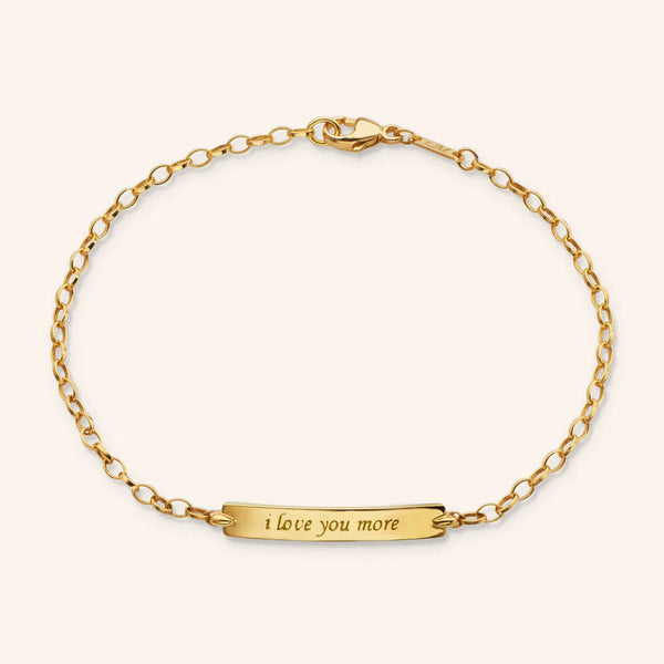 18ct "I Love You More" Bracelet