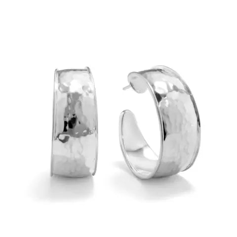 Classico Small Hammered Hoops