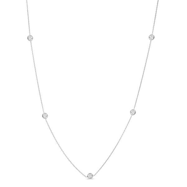 7-Station Diamond Necklace