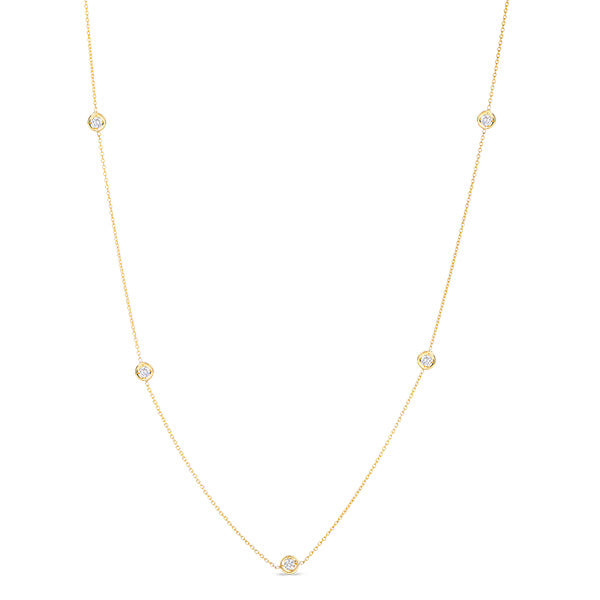 7-Station Diamond Necklace