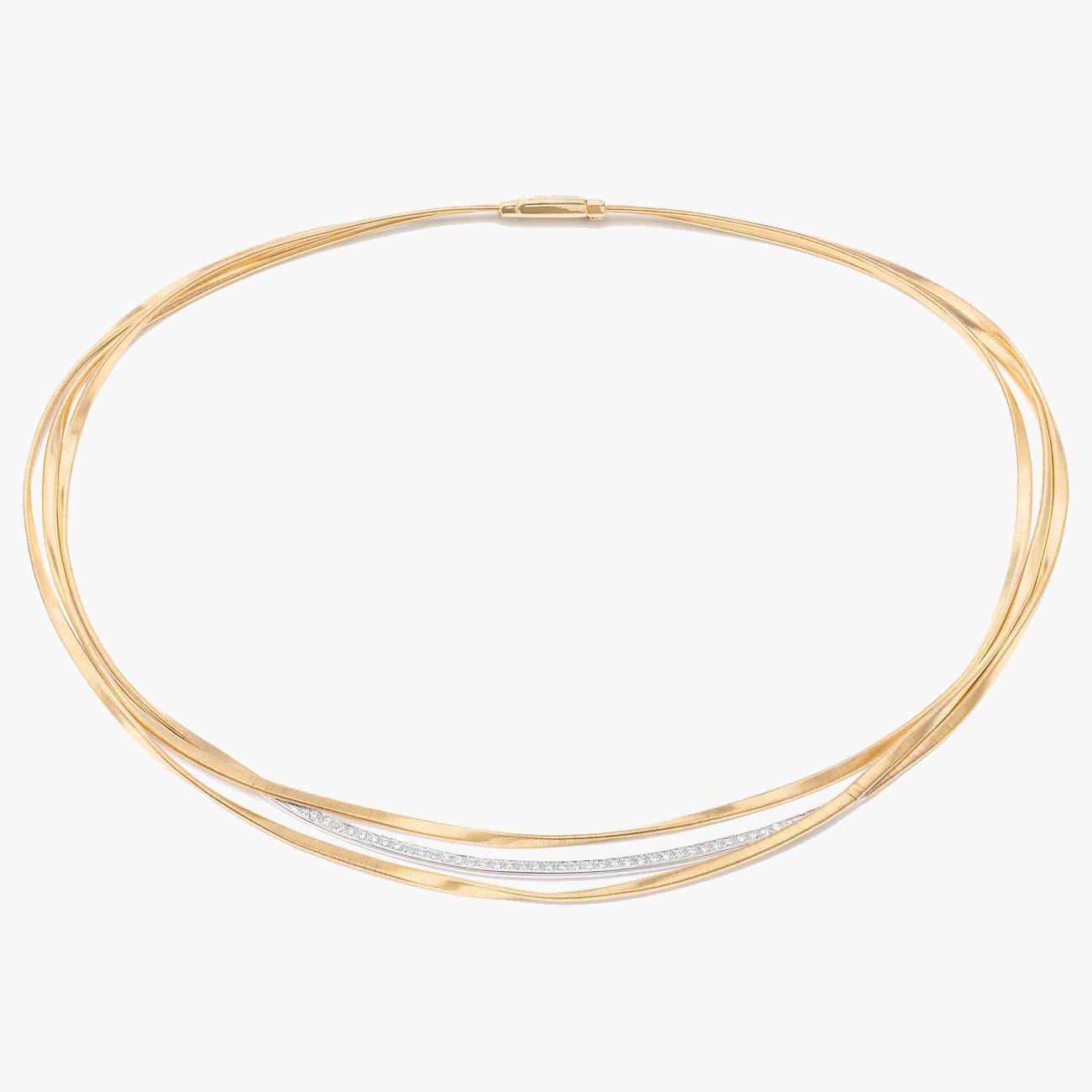 Marco Bicego Marrakech 18ky 3-Row Collar