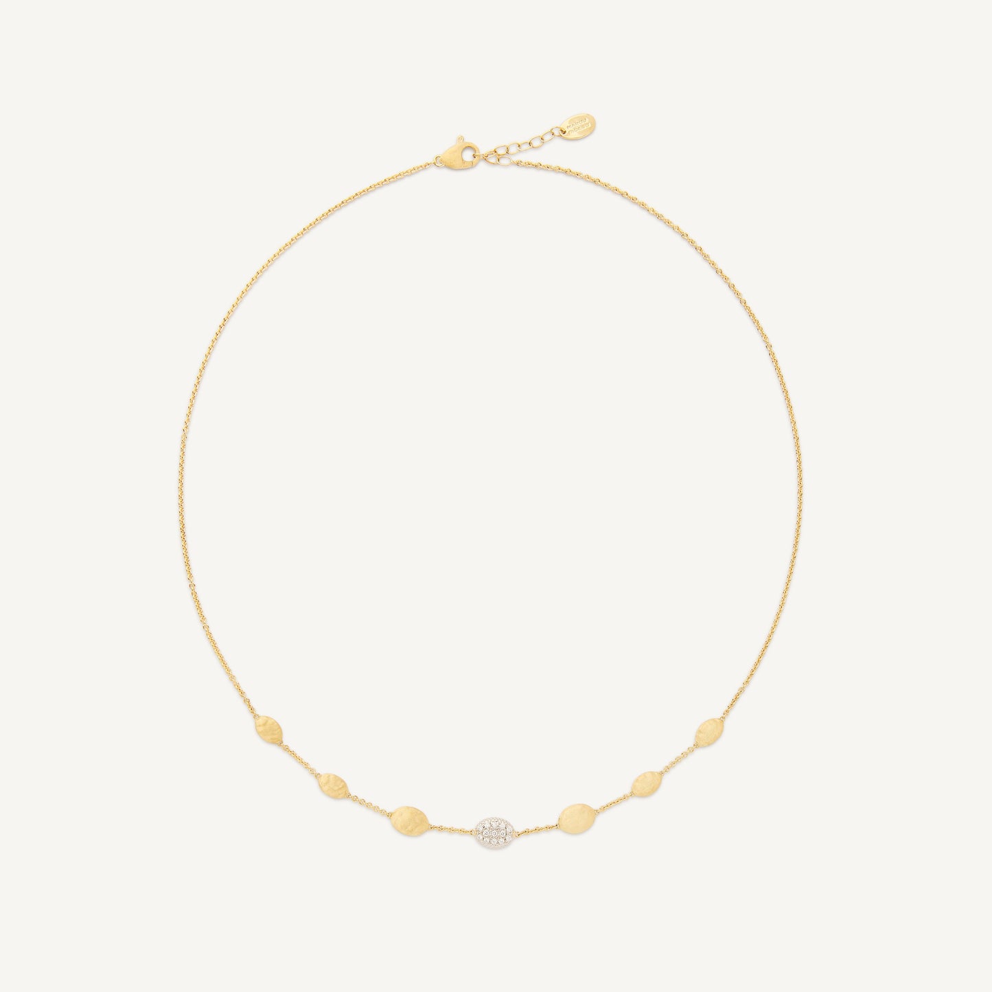 Marco Bicego 7-station siviglia gold necklace