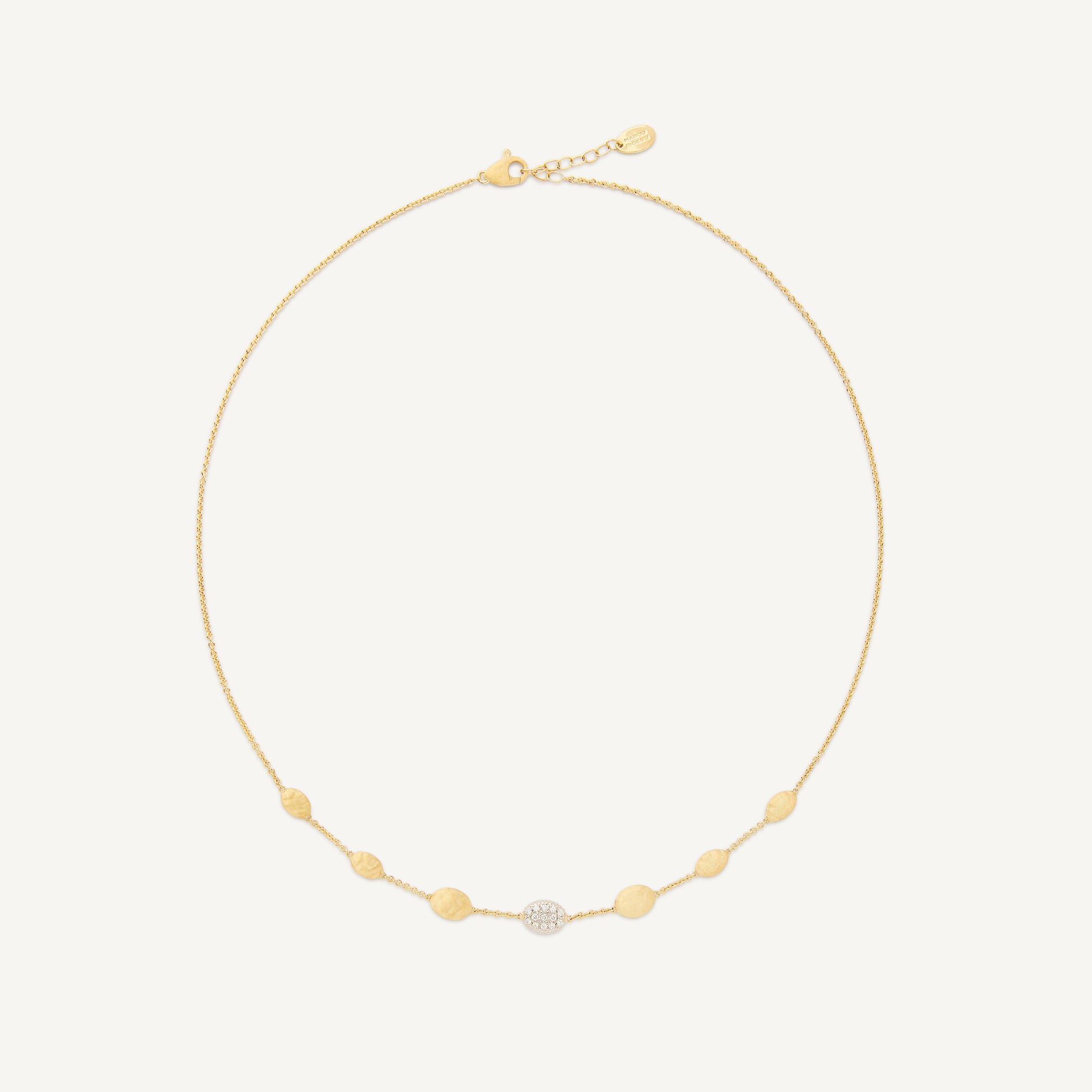 Marco Bicego 7-station siviglia gold necklace
