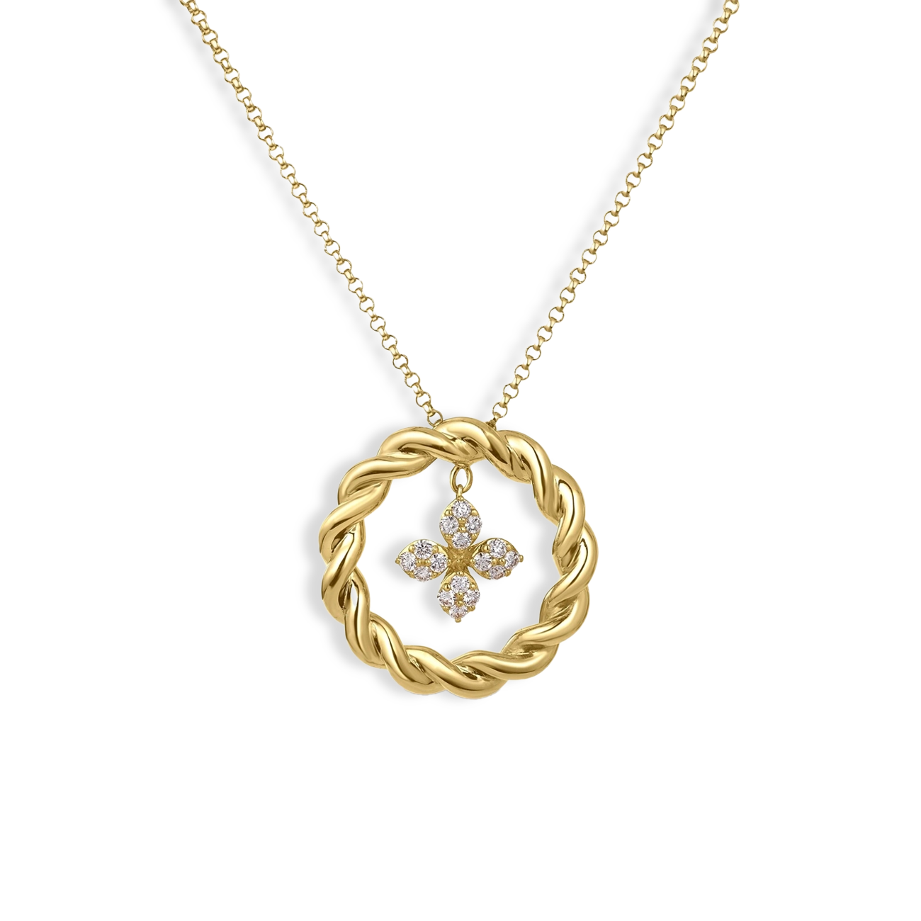 Love in Verona  Diamond Pendant