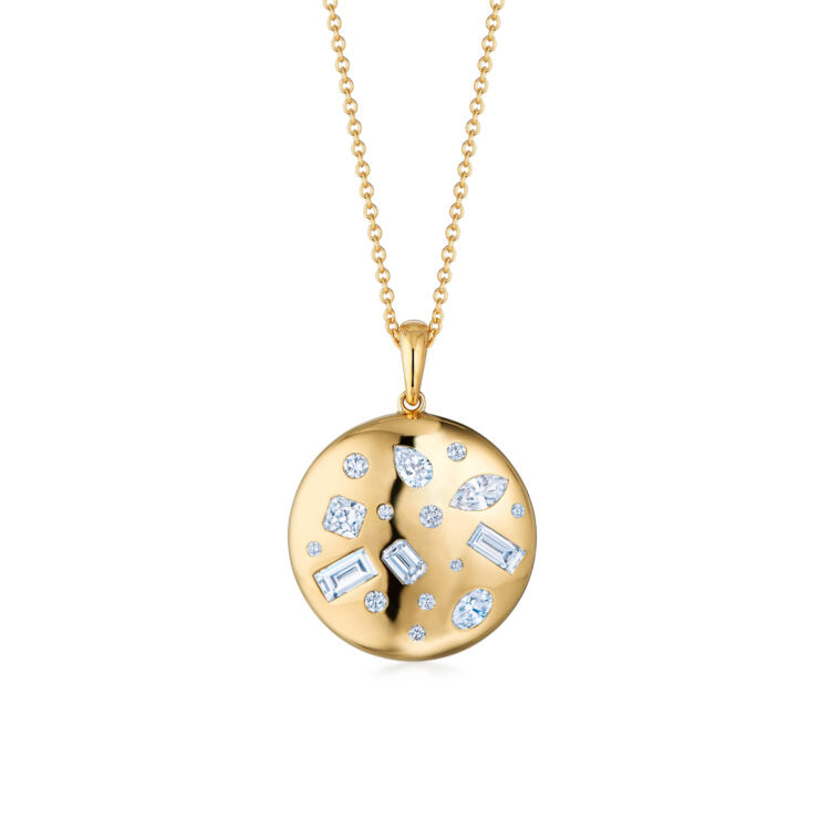 Kwiat Cobblestone Fancy Diamond Pendant