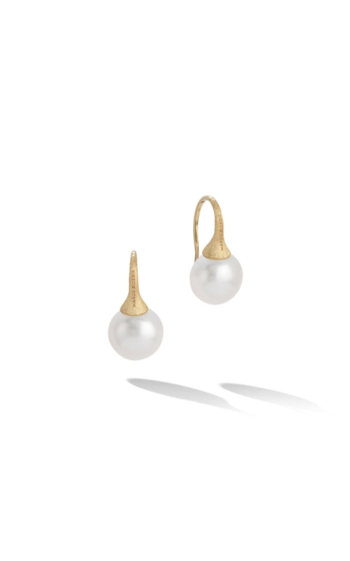 Marco Bicego Africa 18K Brushed Gold Pearl Drops