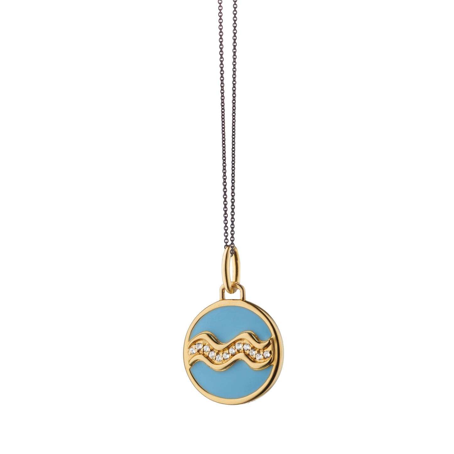 Vermeil Aquarius Pendant