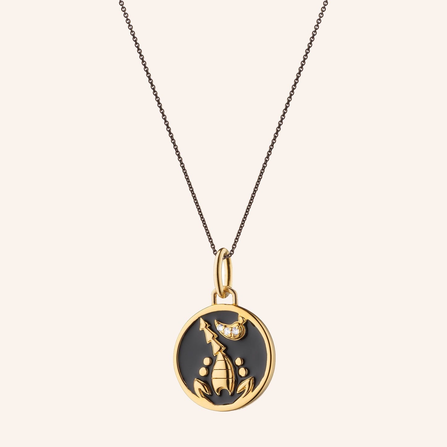 Scorpio Zodiac Vermeil Pendant