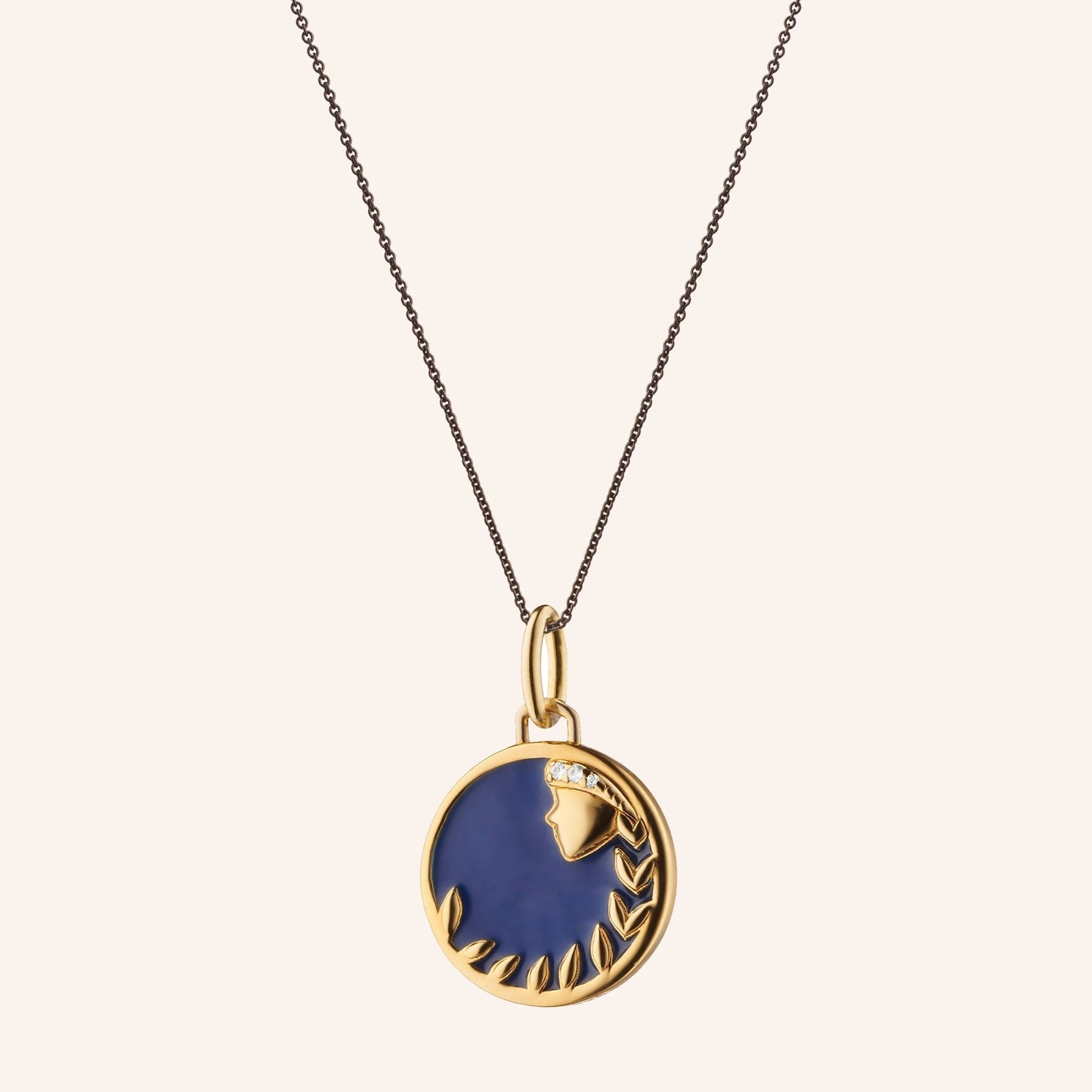 Virgo Zodiac Vermeil Pendant