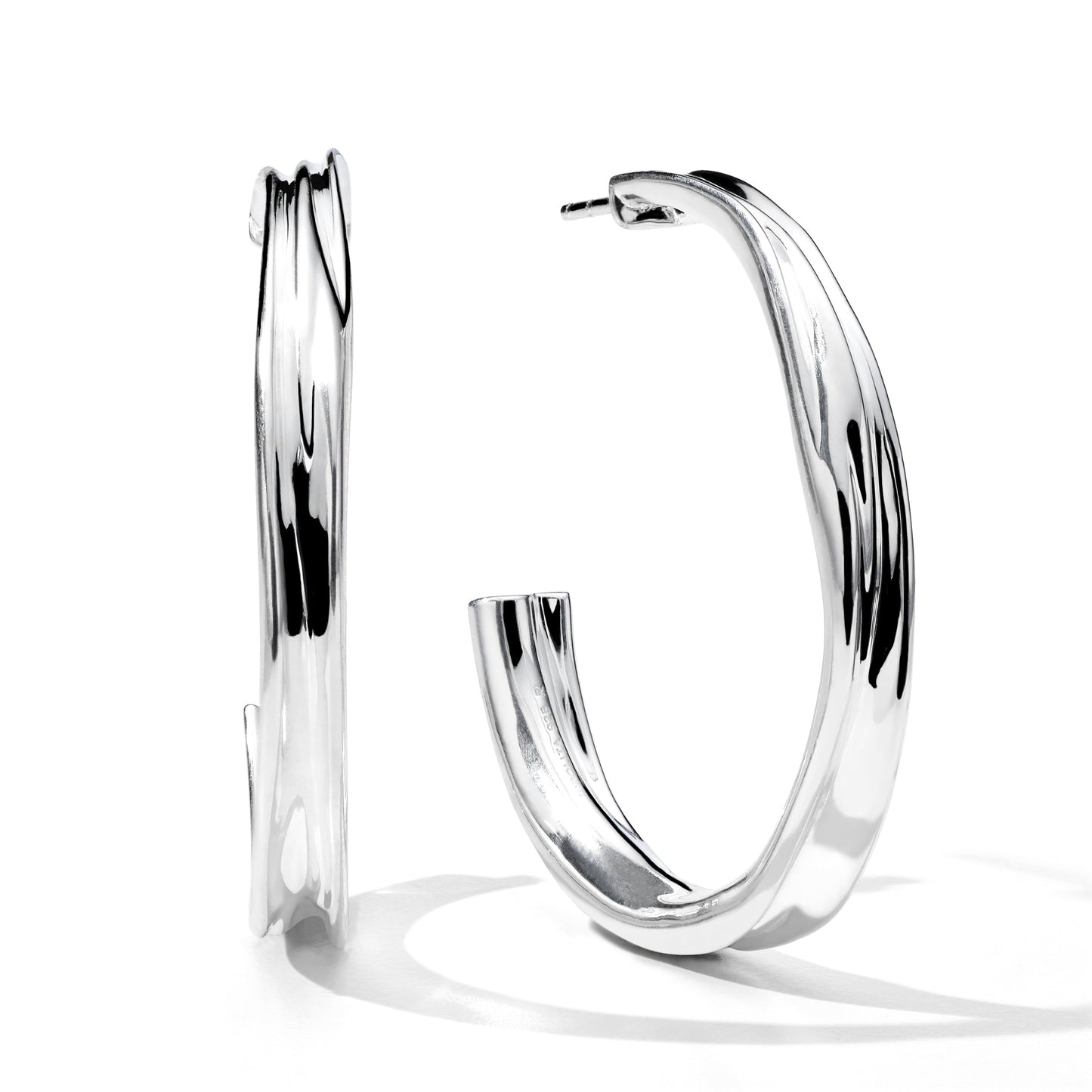 Classico Crushed Medium Hoops