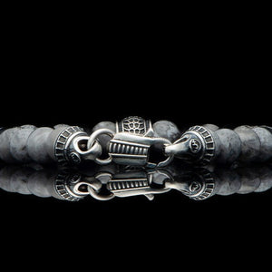 Newport Silver Agate Bracelet