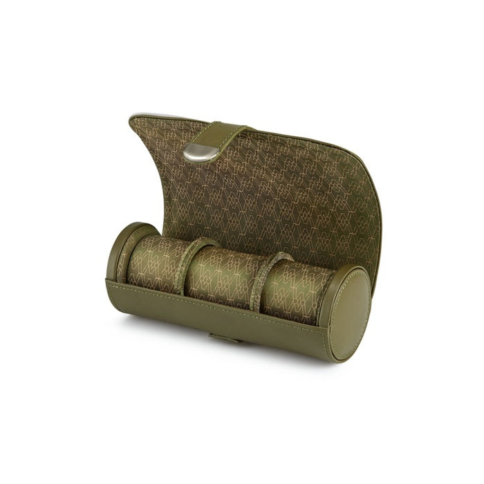 Wolf EARTH Olive Triple Watch Roll