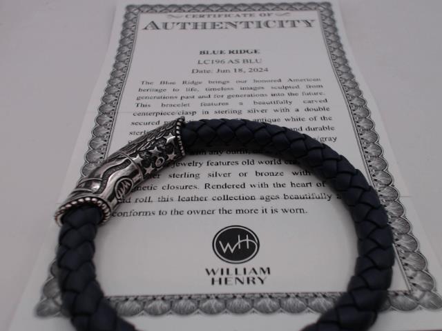 Blue Ridge Leather Bracelet