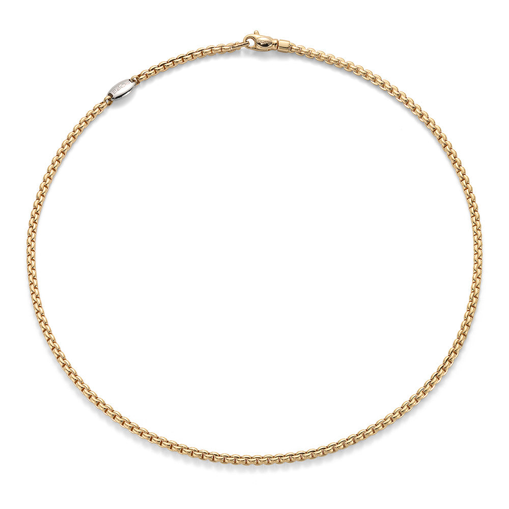 18k Yellow Gold Fope EKA Tiny Necklace