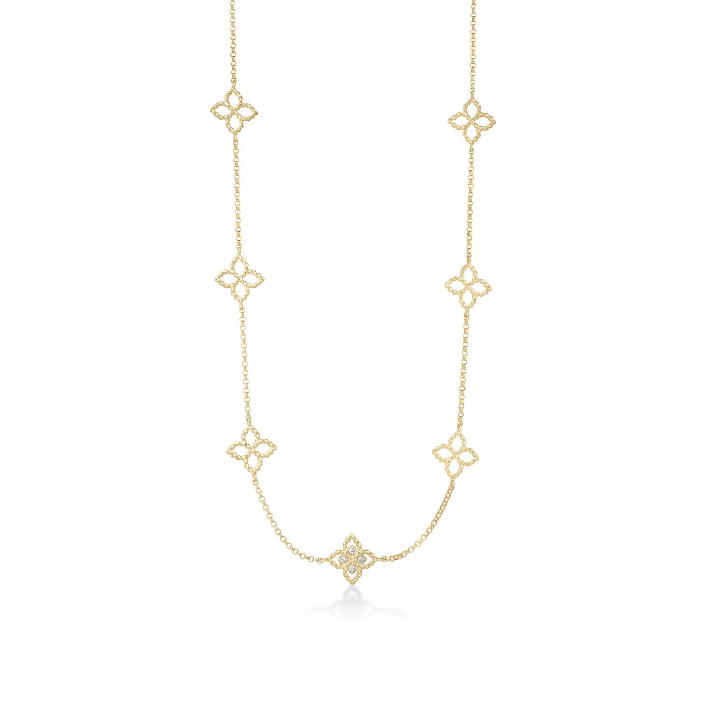 Principessa Gold Station Necklace