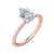Micropave Side Stone Engagement Ring