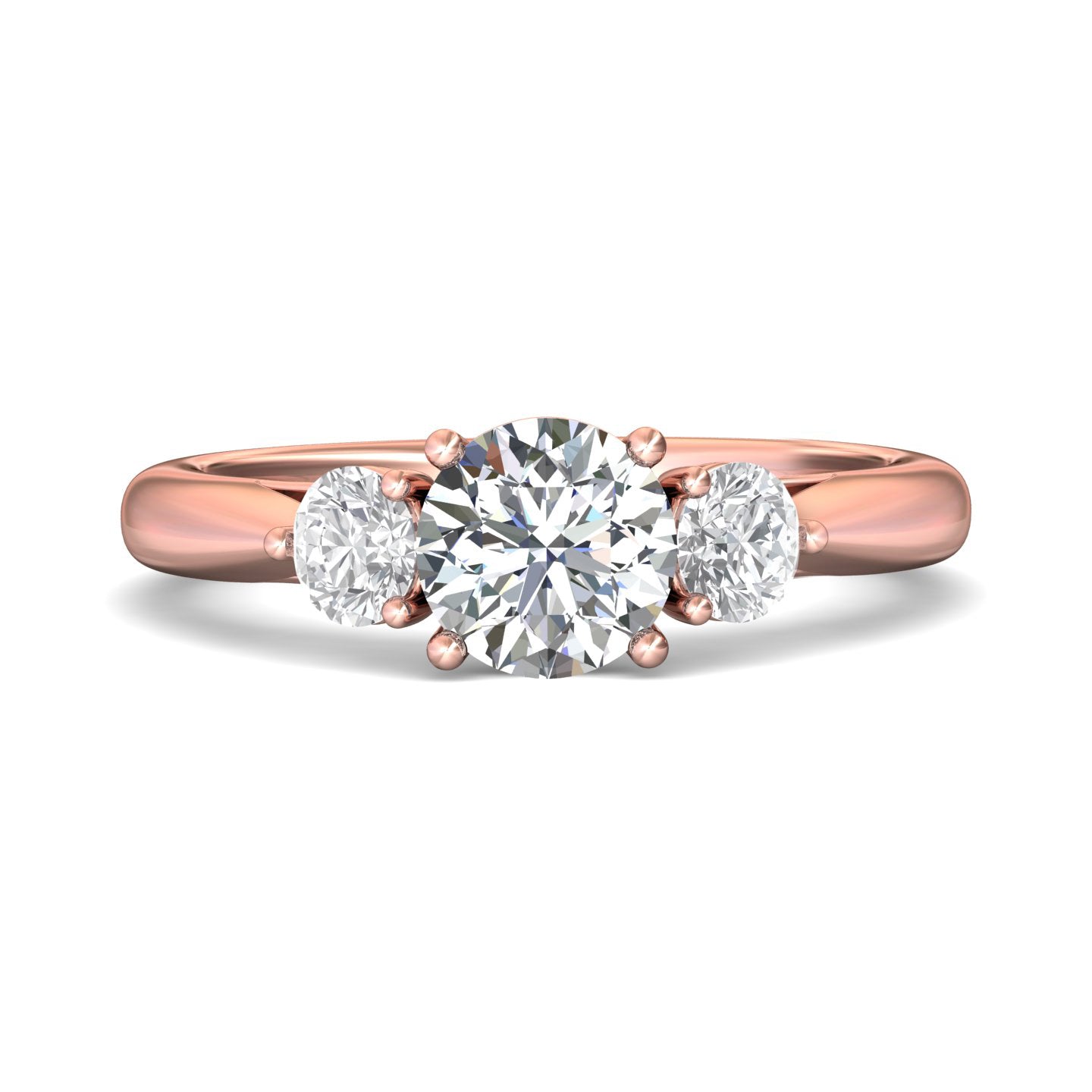 Classic Three Stone Engagement Ring