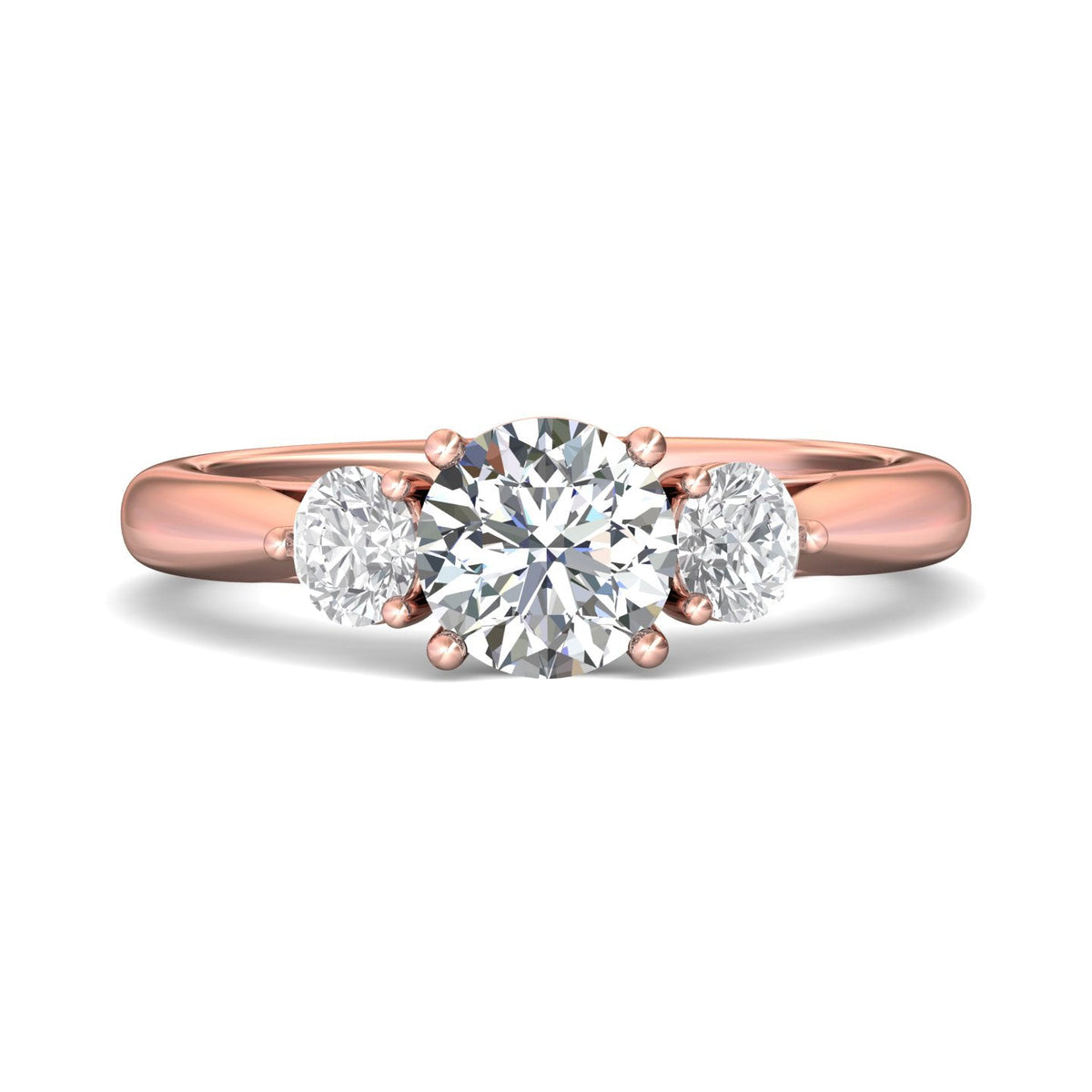 Classic Three Stone Diamond Engagement Ring | Schwanke-Kasten Jewelers