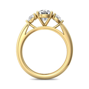 Classic Three Stone Engagement Ring