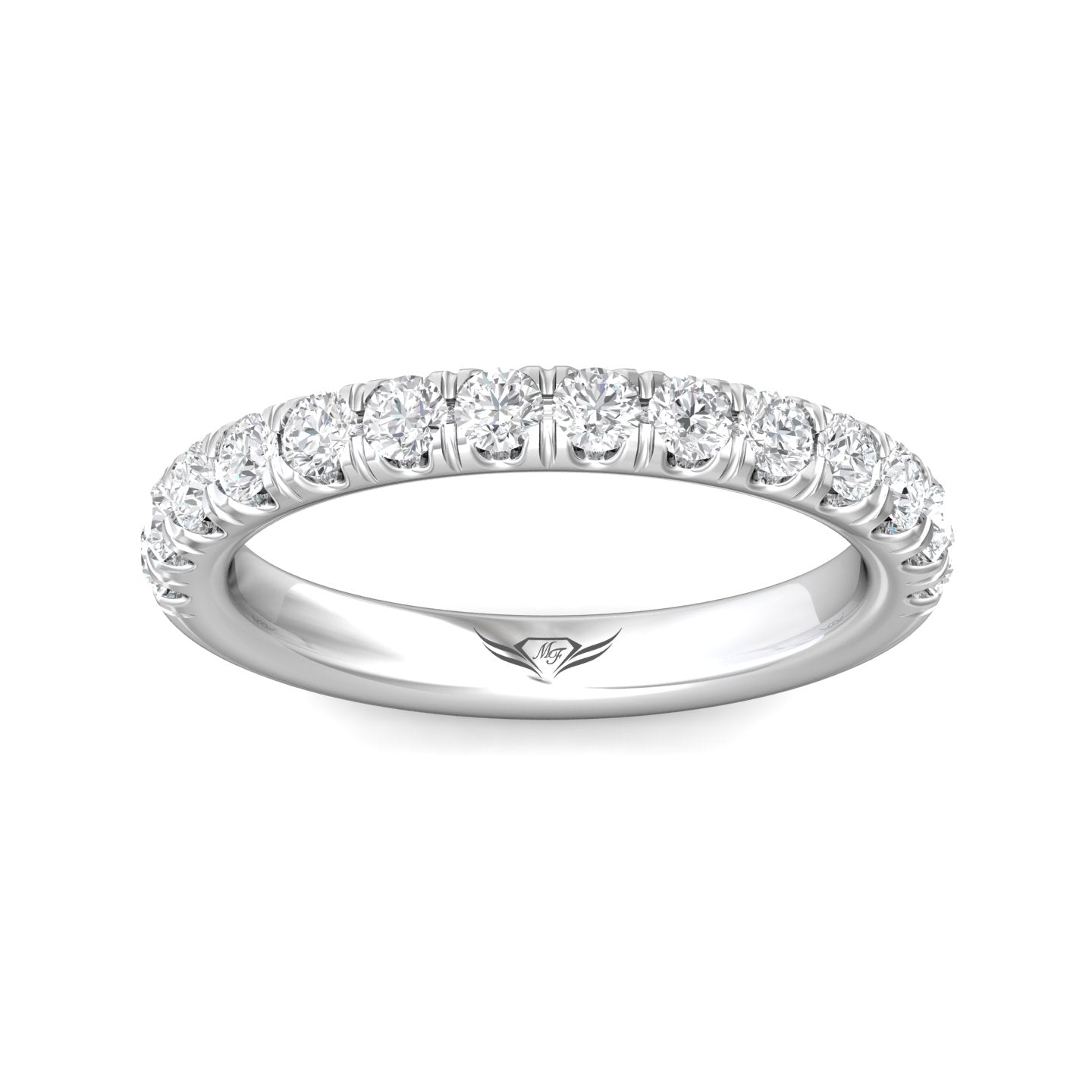 Diamond Micropave Wedding Band