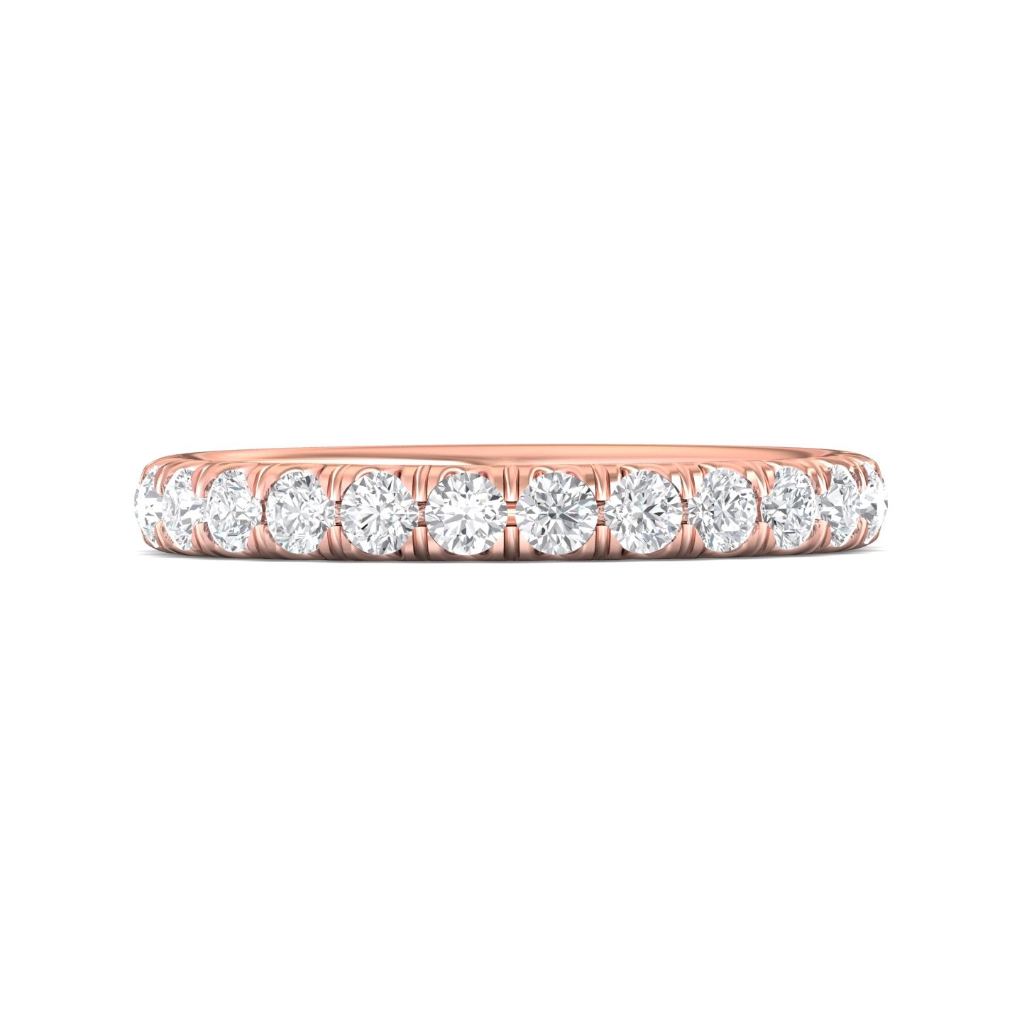 Diamond Micropave Wedding Band