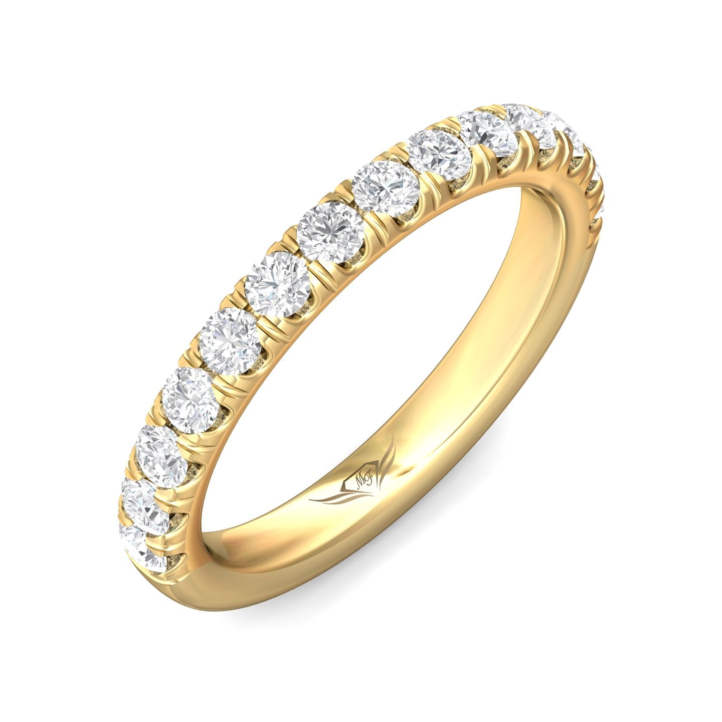 Diamond Micropave Wedding Band