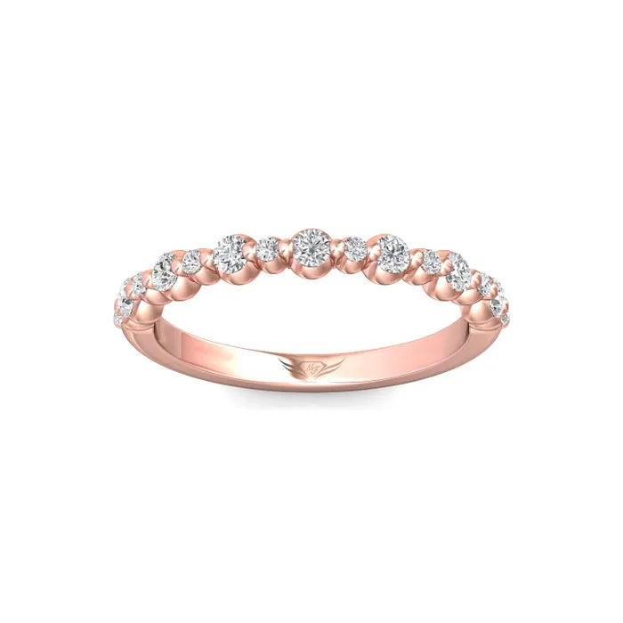 Shared Prong Wedding Band