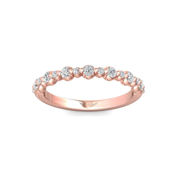 Shared Prong Wedding Band