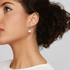 18K Lollipop® Mini Drop Earrings in Mother-of-Pearl Doublet