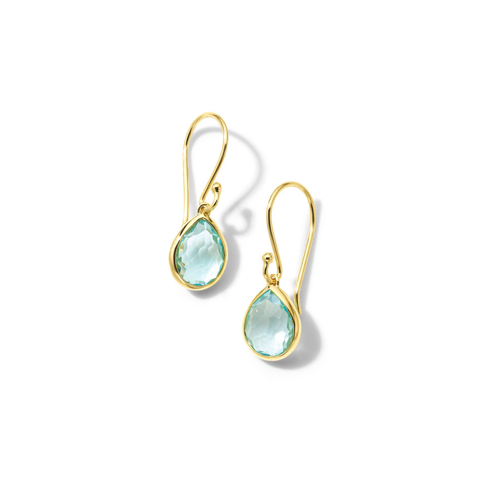 Teeny Teardrop Earrings in 18K Gold