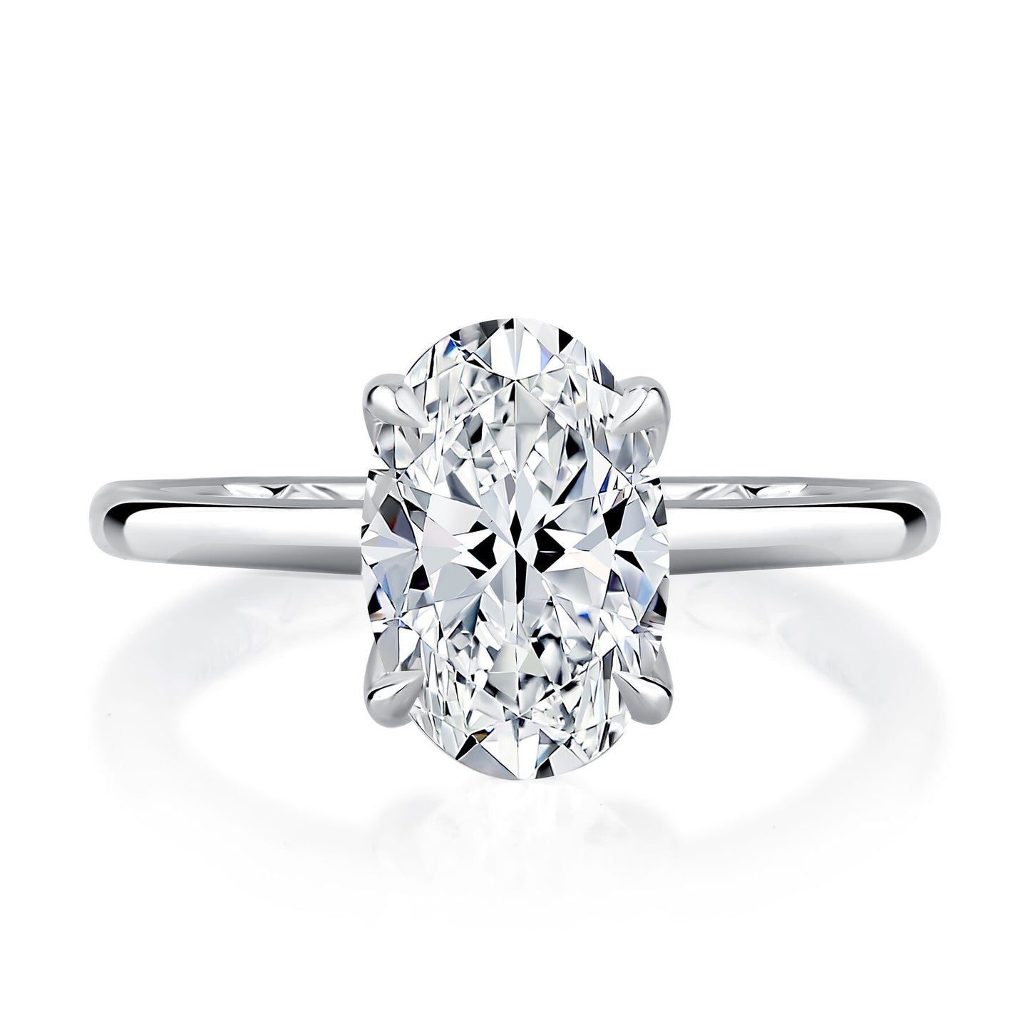 A Jaffe Oval Solitaire