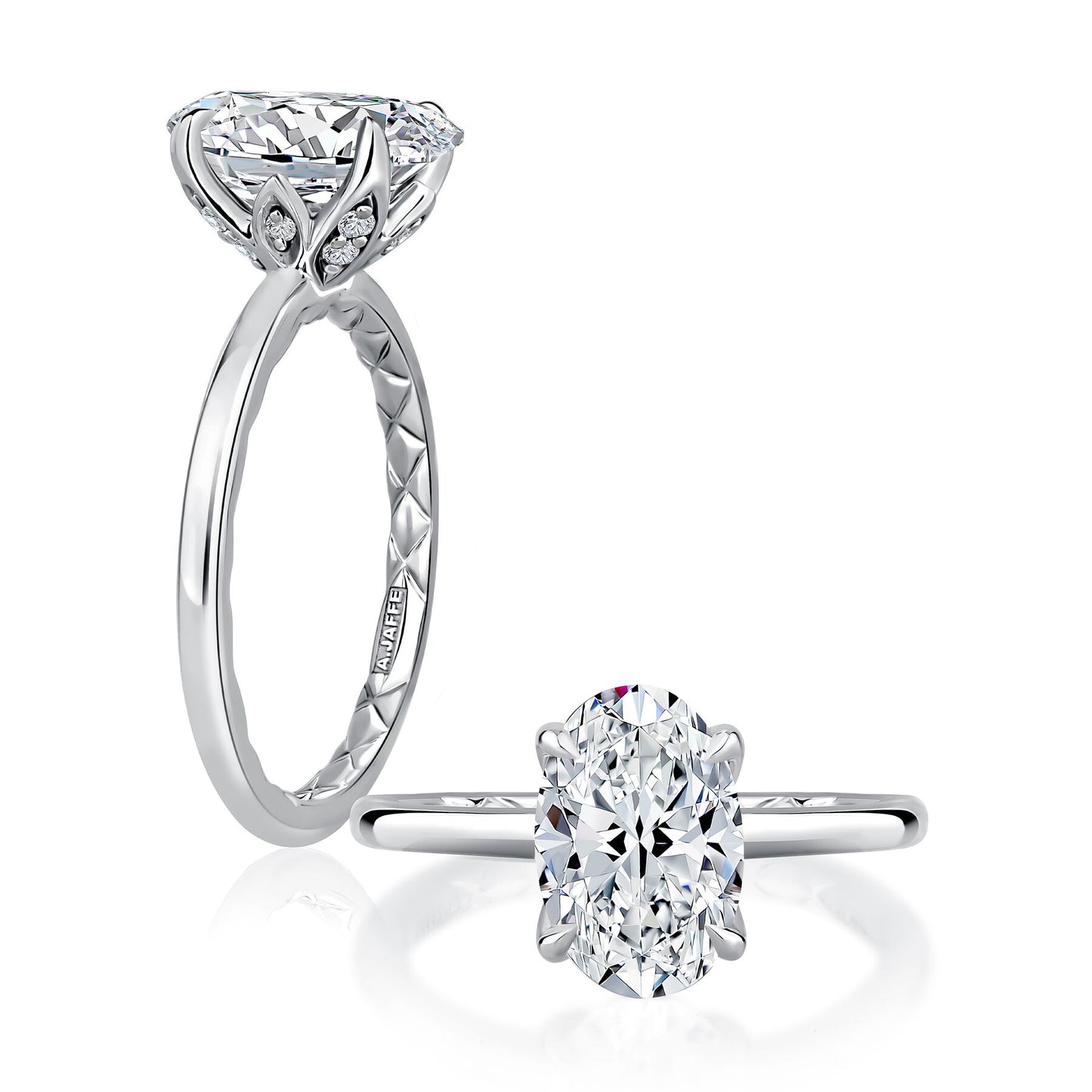 A Jaffe Oval Solitaire