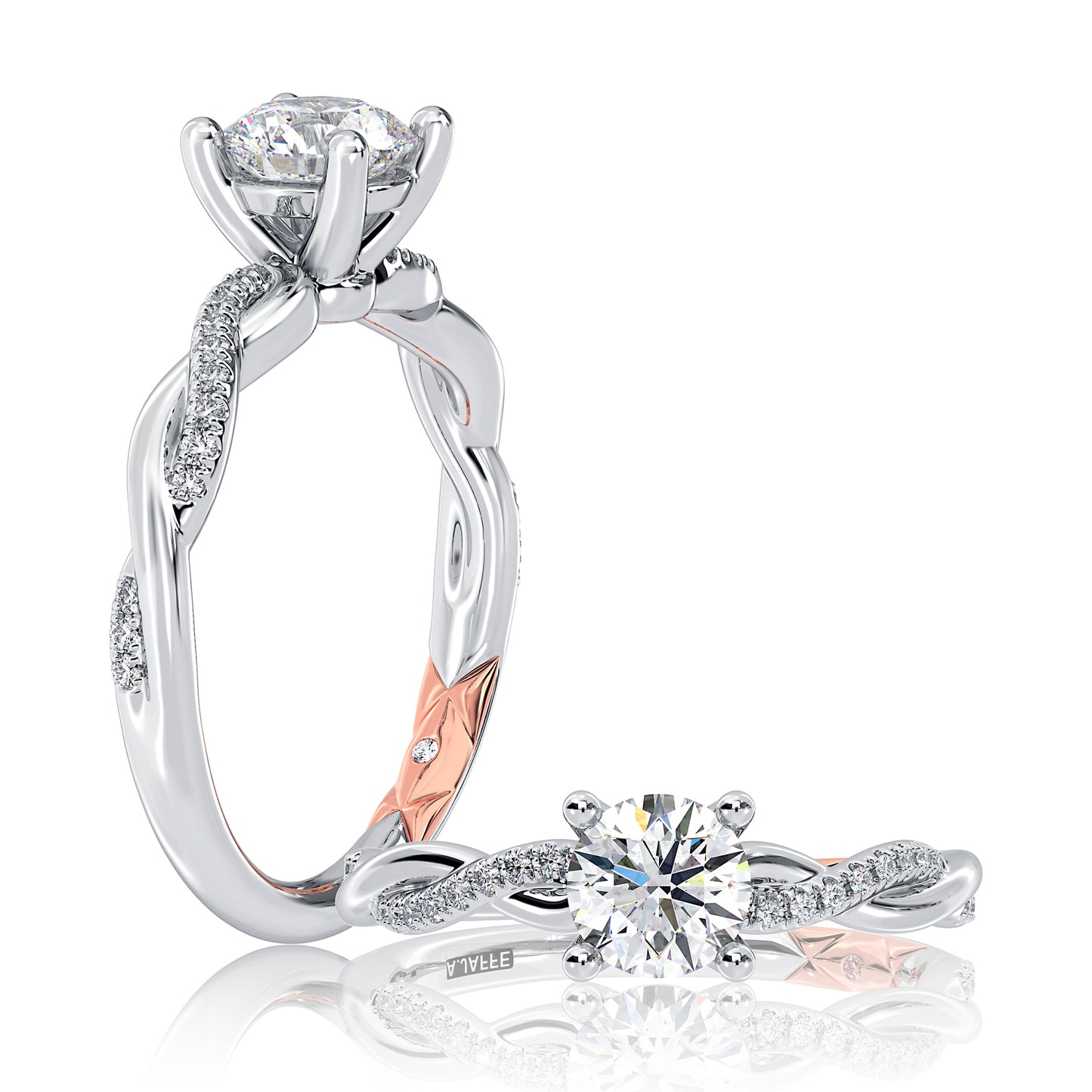 A Jaffe Crossover Engagement Ring