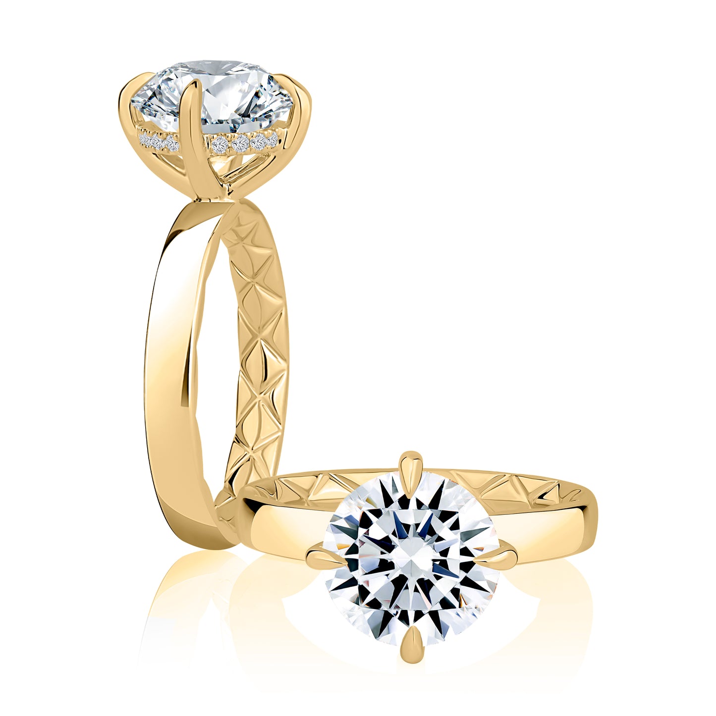 East-West Engagement RIng Setting