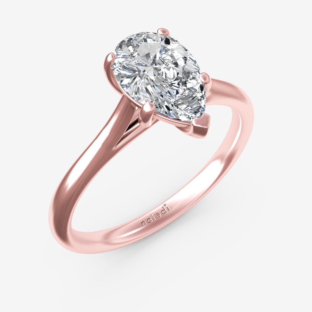 Solitaire Diamond Engagement Ring