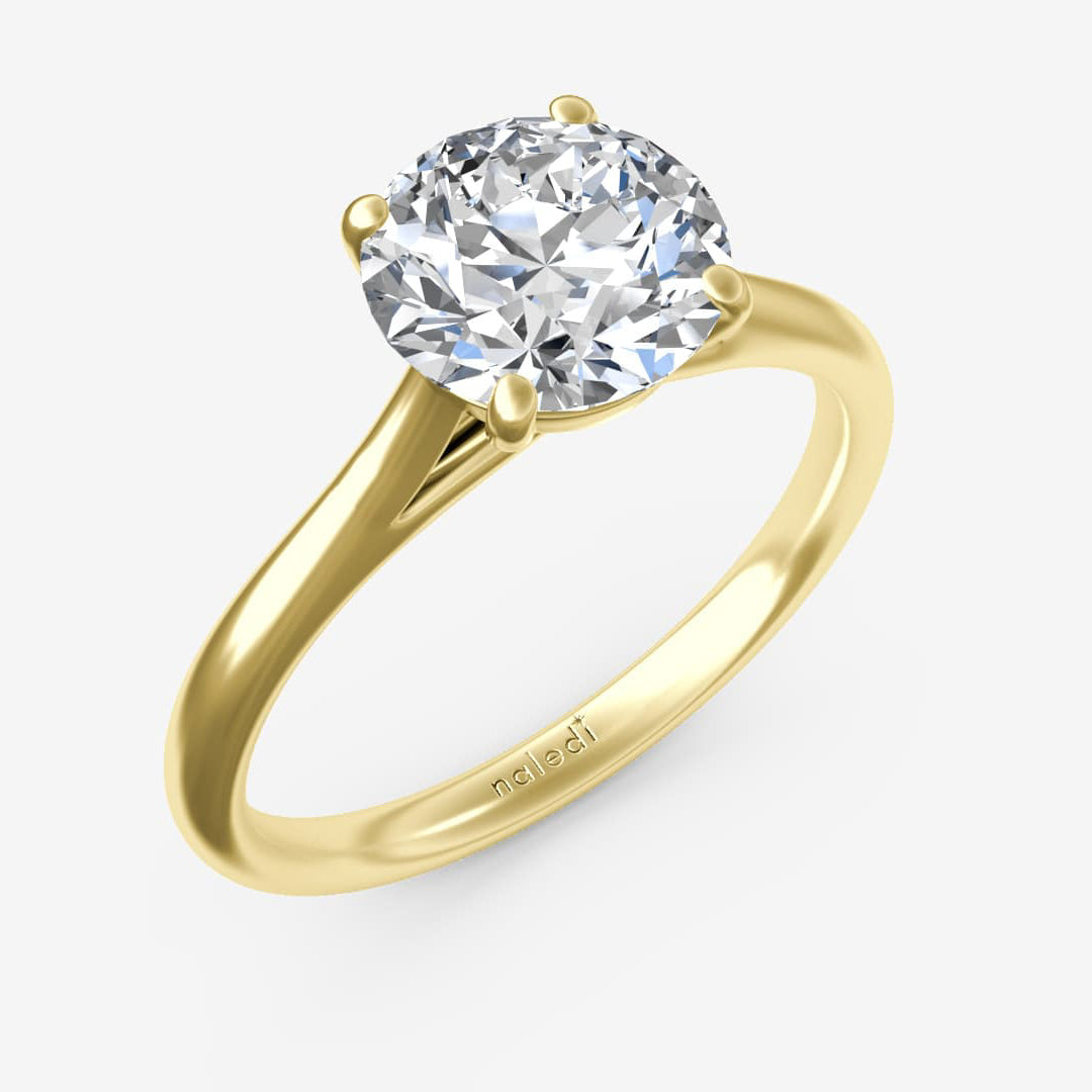 Solitaire Diamond Engagement Ring