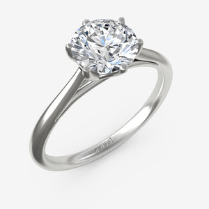 6-Prong Solitaire Diamond Engagement Ring