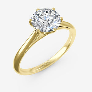 6-Prong Solitaire Diamond Engagement Ring